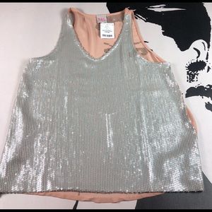 RBL Womens Contrast Tank Silver